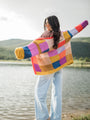 Still Deciding Multi Color Block Cardigan