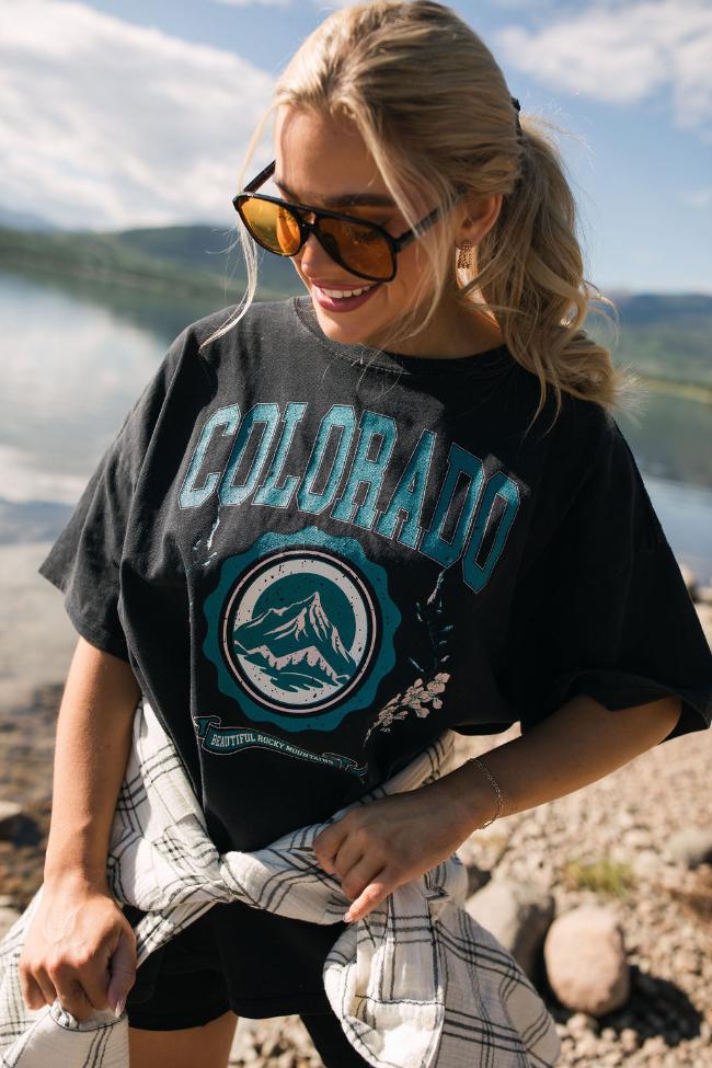 Colorado Black Hyfve Oversized Graphic Tee