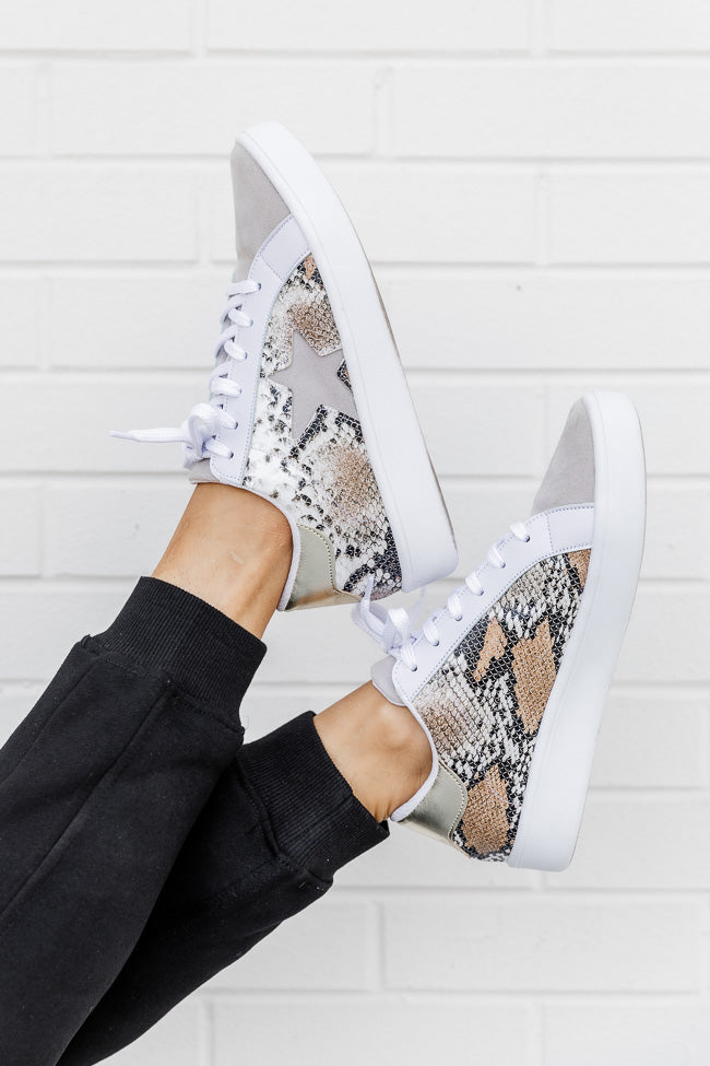 Snake print tennis store shoes