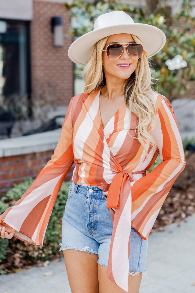 blouse wrap top styles