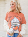 Pumpkin Spice Weather Rust Comfort Colors Graphic Tee