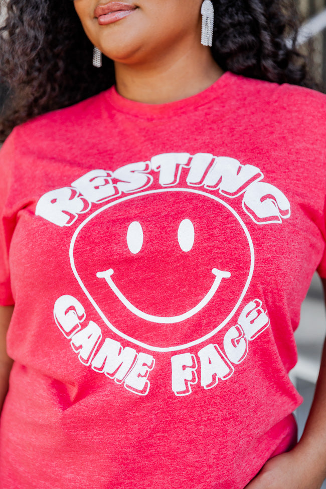 Face American Football Game Day Vibes Sport Girl Women's Oversized Comfort  T-Shirt