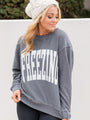 Freezing Charcoal Corded Graphic Sweatshirt