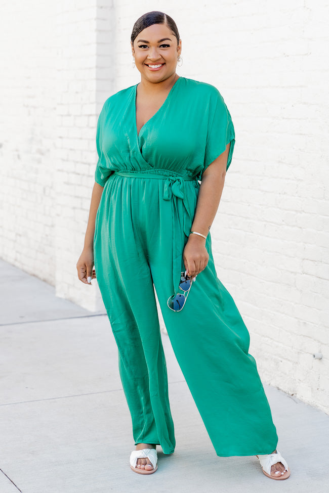 Path To Happiness Teal Jumpsuit FINAL SALE