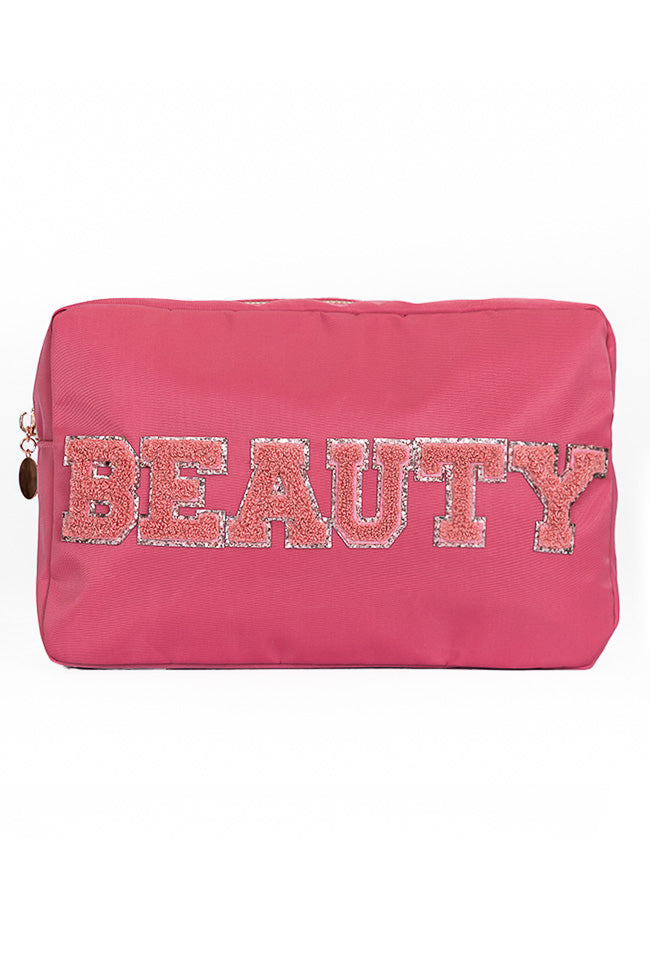  Pink Pencil Case Pink Cosmetic Bag Zipper Pencil