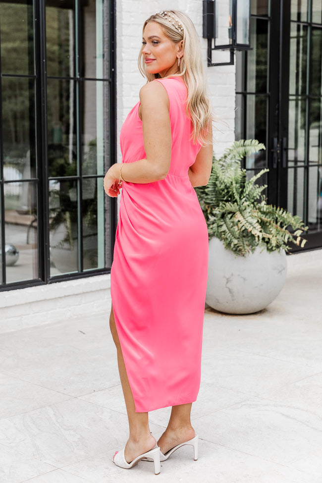 Elegance Is Beauty Pink Midi Dress FINAL SALE