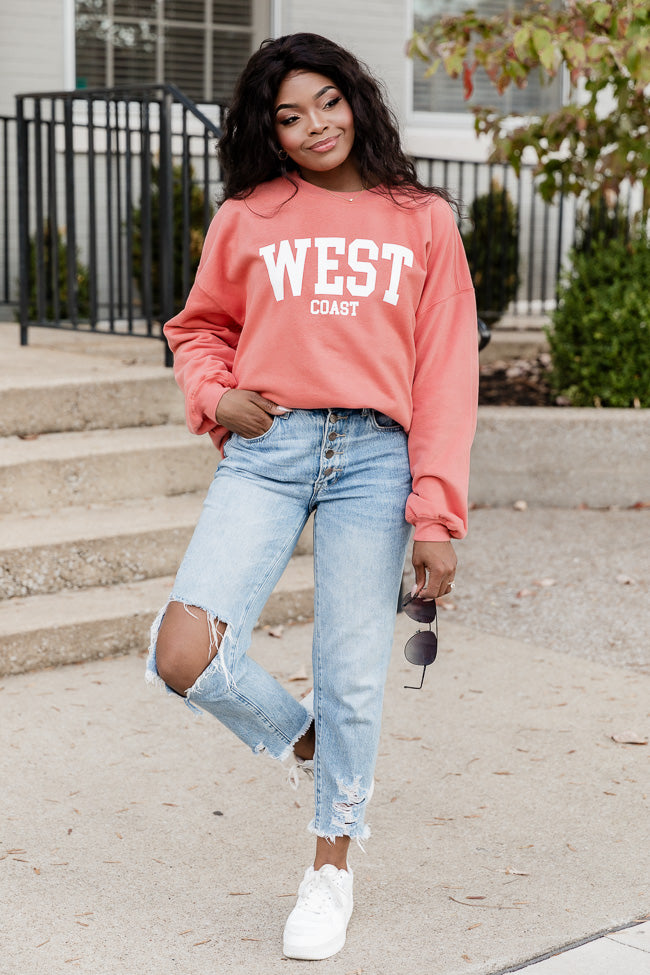 Pink sweatshirt outfit new arrivals