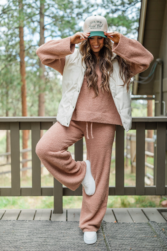 Dawn Teddy Fuzzy Lounge Pants Emily Fauver X Pink Lily