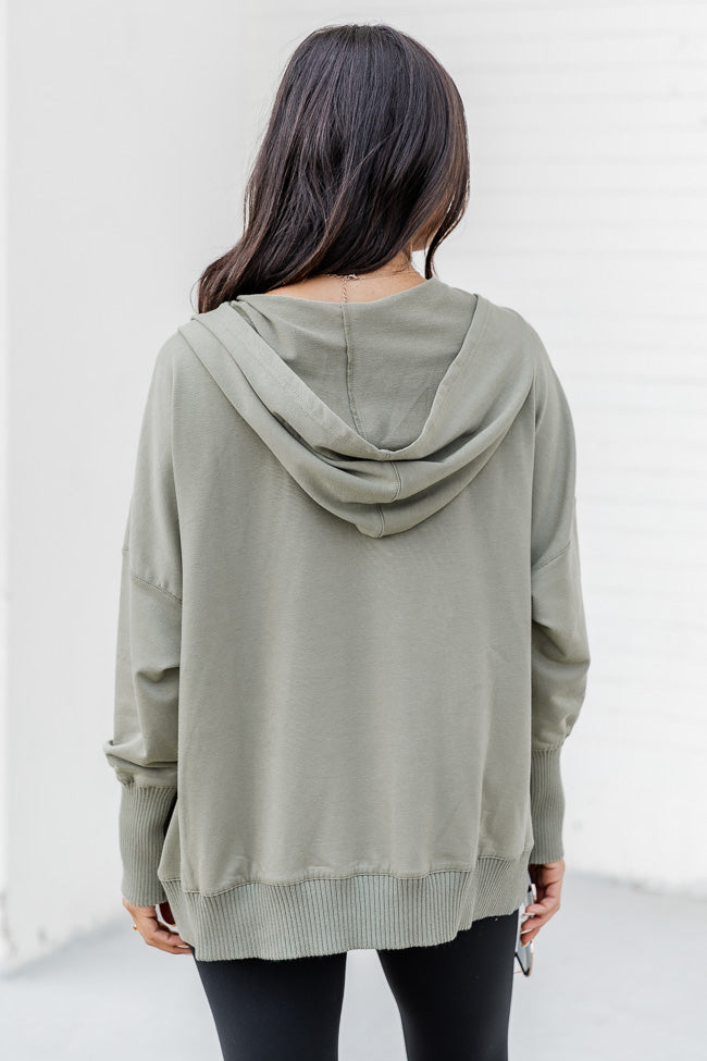 Find You Well Olive Hooded Pullover