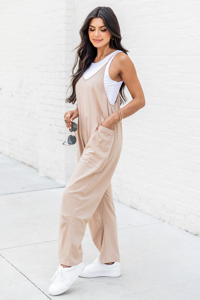 Day In The Life Mocha Jumpsuit