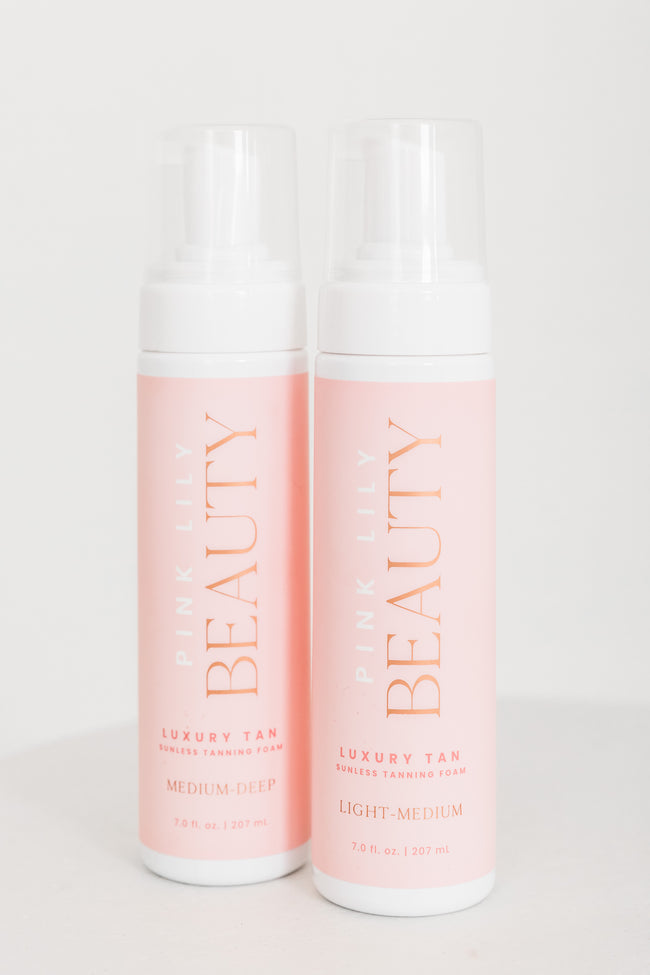 Pink Lily Beauty Luxury Tan Sunless Tanning Foam Self Tanner