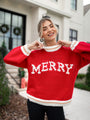 Merry and Bright Red Sweater