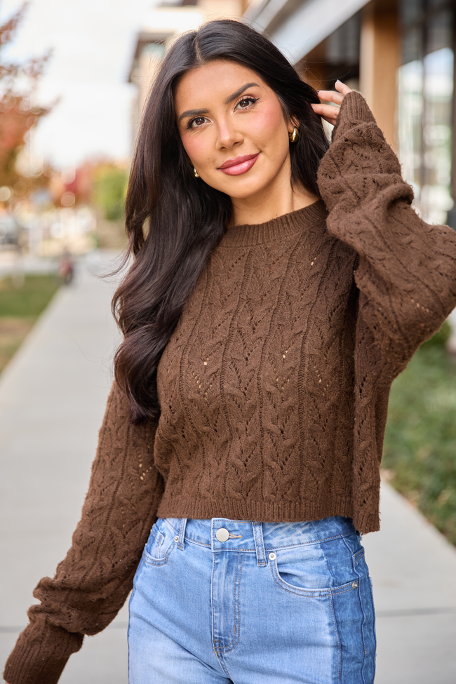 Remy Crop Sweater - Cream