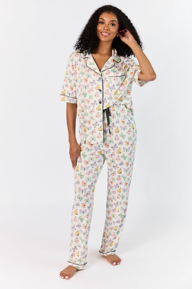 Good To Get Away Butterfly Pajama Pants SALE