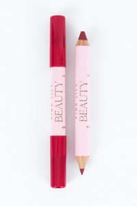 Pink Lily Beauty Double Bloom Dual Lipstick and Lip Liner - Your Berry Best