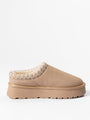 Sydney Light Beige Platform Slipper DOORBUSTER