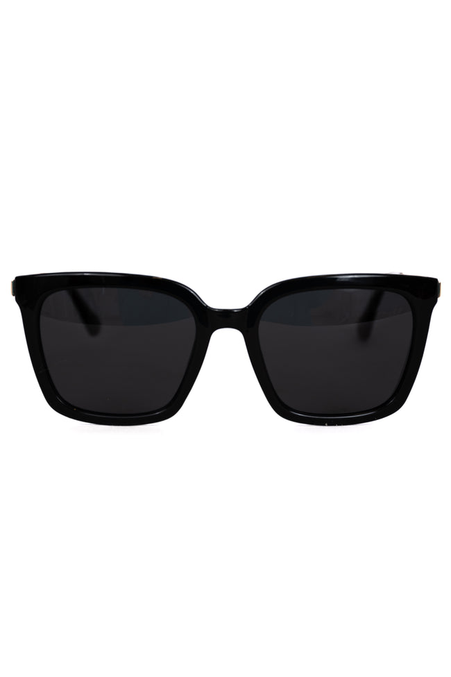 Madison Black Gold With Black Lens Sunglasses