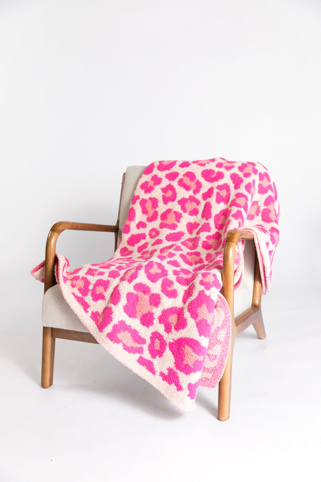 Make Me Believe In Pink Spotted Sweetheart Blanket