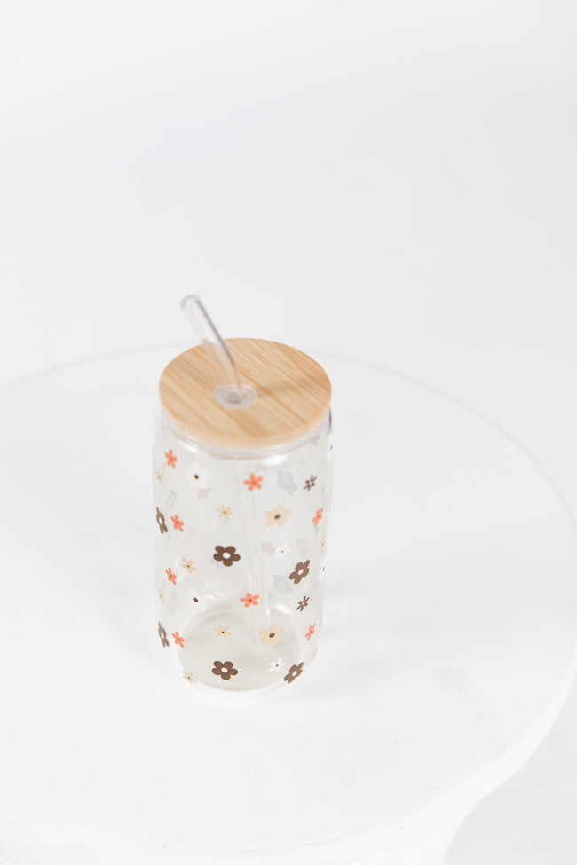 Fall Floral Iced Coffee Tumbler