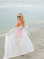 It's Your Choice Ivory Open Knit Cover Up