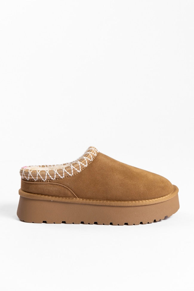 Sydney Chestnut Platform Slipper DOORBUSTER