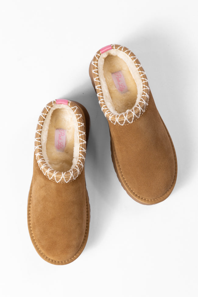 Sydney Chestnut Platform Slipper DOORBUSTER