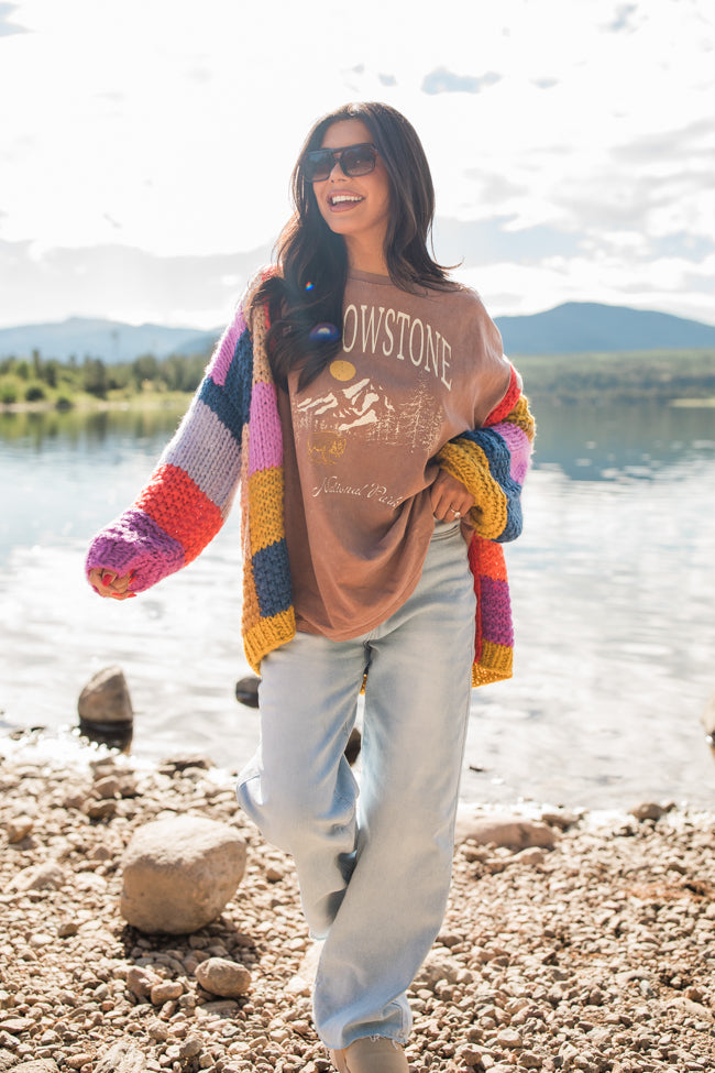 Yellowstone Chestnut Hyfve Oversized Graphic Tee