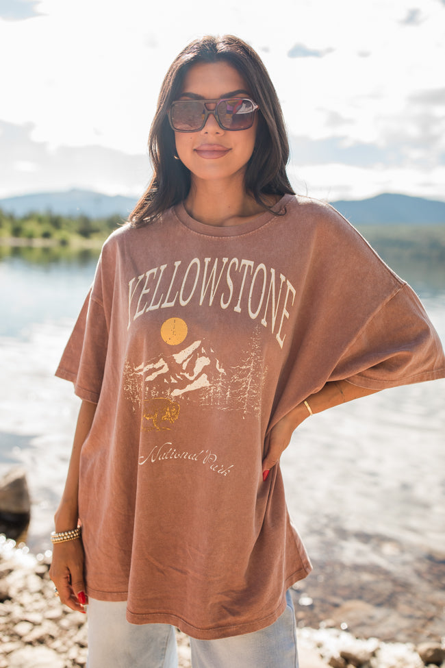 Yellowstone Chestnut Hyfve Oversized Graphic Tee