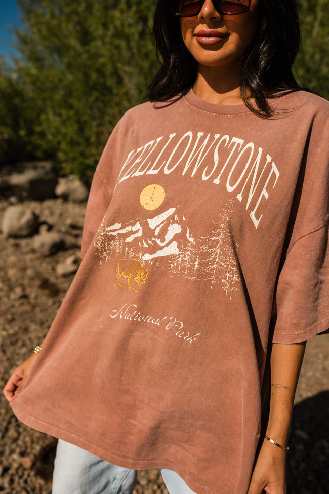 Yellowstone Chestnut Hyfve Oversized Graphic Tee