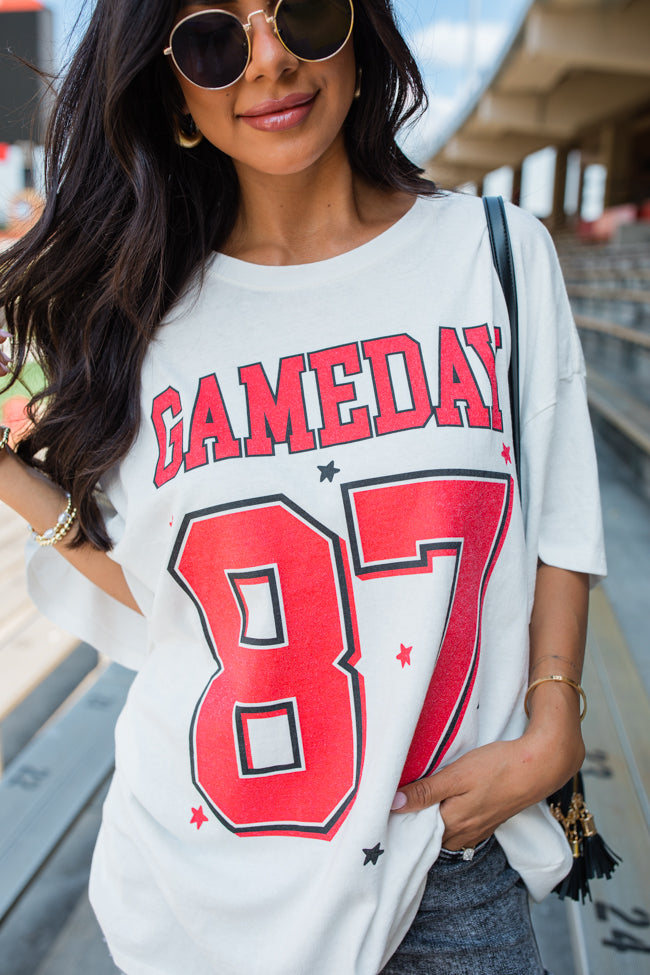 Gameday 87 Off White Hyfve Oversized Graphic Tee