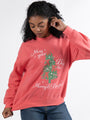 May Your Days Be Merry And Bright Gumdrop Red Graphic Sweatshirt  DOORBUSTER