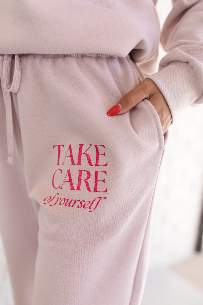 Take Care Of Yourself American Apparel Graphic Sweatpants