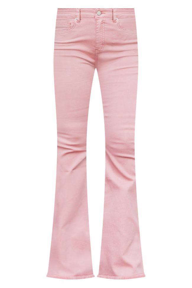 All Of You Mauve Pink Flare Jeans – Pink Lily