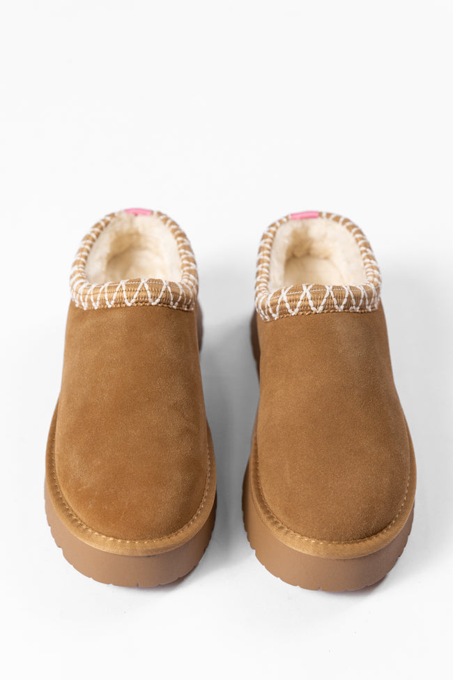 Sydney Chestnut Platform Slipper DOORBUSTER