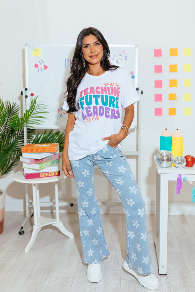 Teaching Future Leaders White Graphic Tee