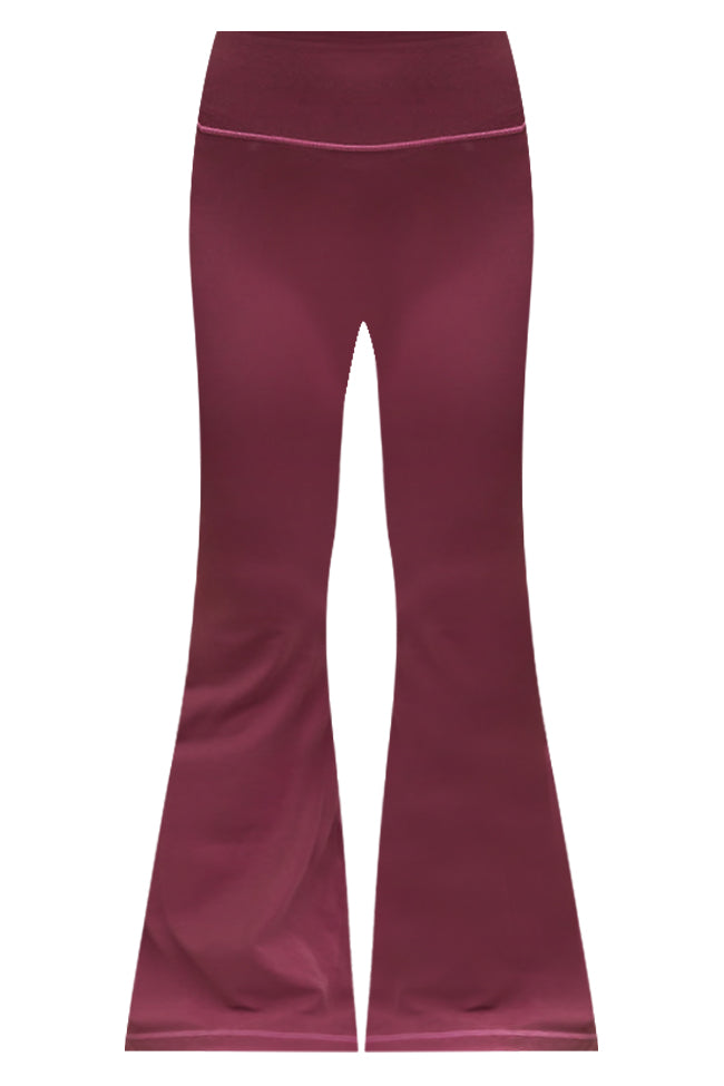 Andar leggings Color: burgundy Size : 4 Price : $25 - Depop