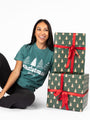 Christmas Vibes Emerald Comfort Color Graphic Tee DOORBUSTER