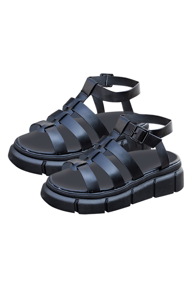 Chloé Black Pip Sandals