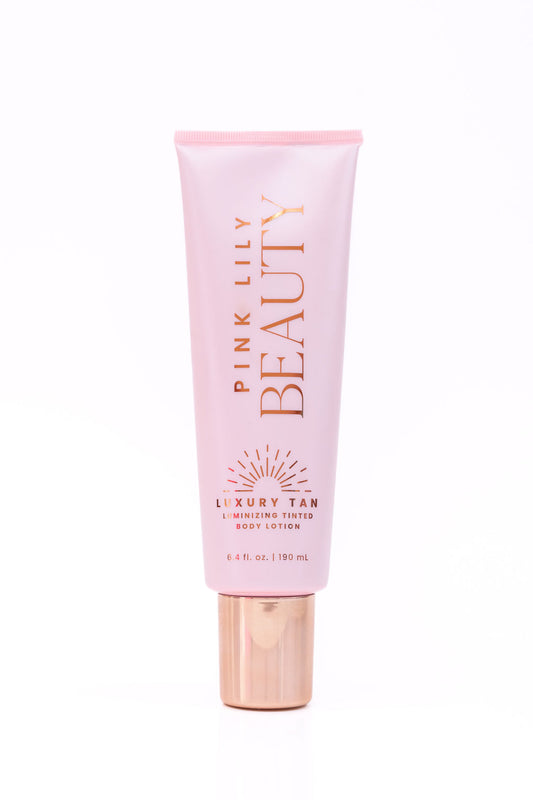 Pink Lily Luxury Tan Luminizing Body Lotion - Beachy Glow