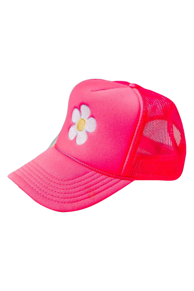 Daisy Hot Pink Trucker Hat