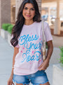 Bless Your Heart Blossom Comfort Color Graphic Tee