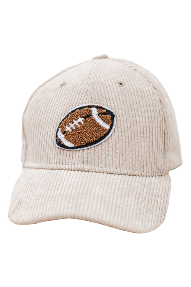 Football Patch Corduroy Hat
