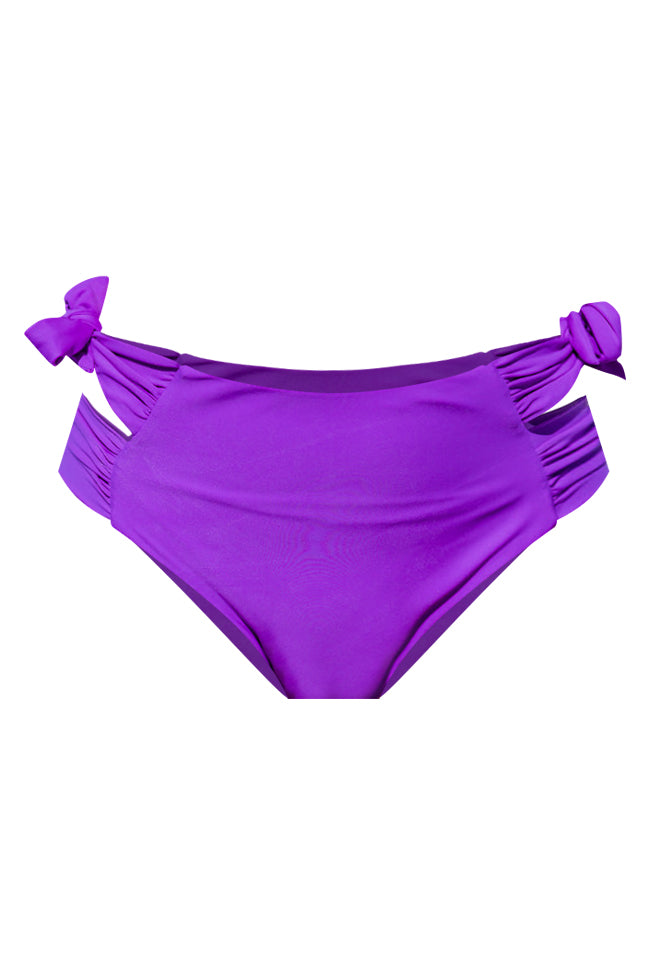 Luau Party Purple Bikini Bottoms