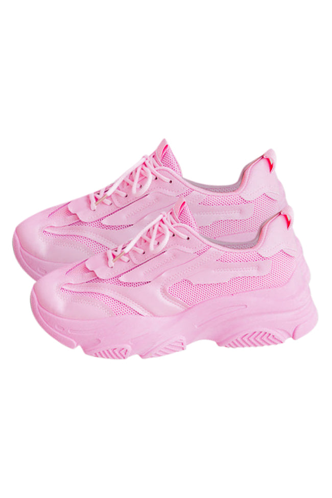 Marie Pink Chunky Sneakers FINAL SALE