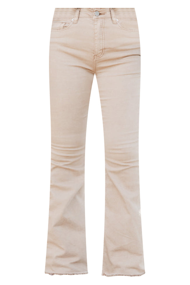 All Of You Tan Flare Jeans FINAL SALE