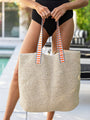 Raffia Beach Bag