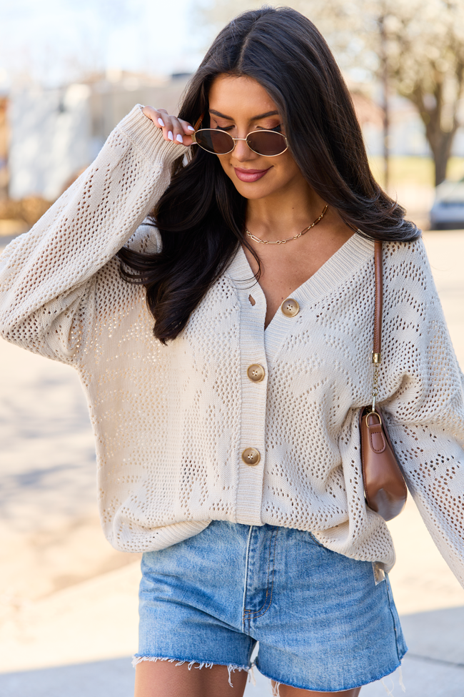 Botanic Bliss Crochet Cardigan