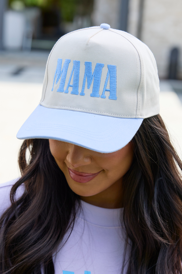 Mama Color:blue Mama Blue Trucker Hat