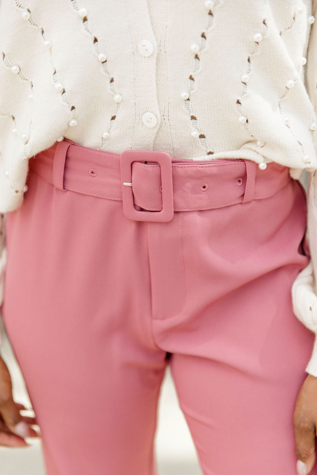 Pink Trouser Outfit Inspo
