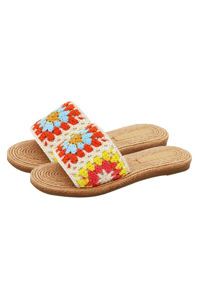 Reign Beige Crochet Sandal